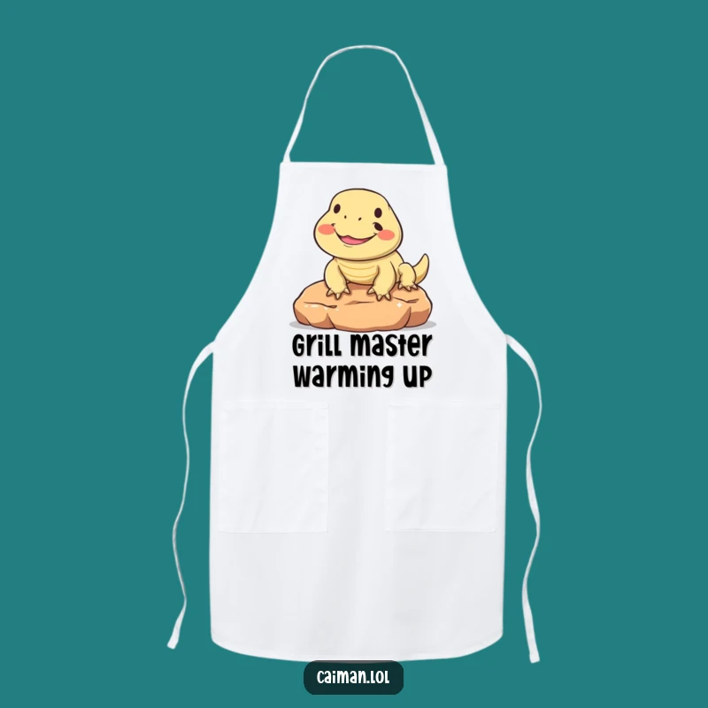 Funny Chef Lizard Apron: Cook with a Smile, A Hilarious Reptile Kitchen Gift