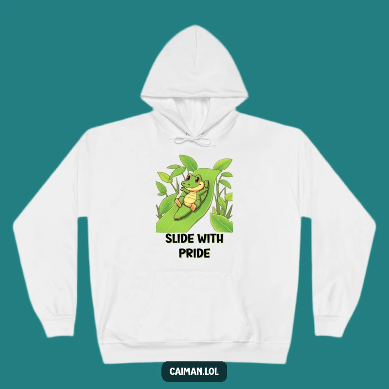 Funny Caiman Adventure Hoodie: Stay Cozy on the Go