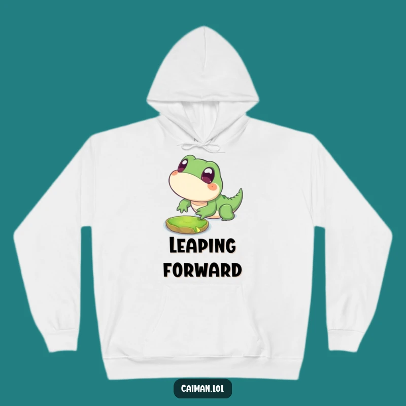 Funny Lunging Reptile Hoodie: Cozy Innocent Eyes' Chase, Warm Funny Gift